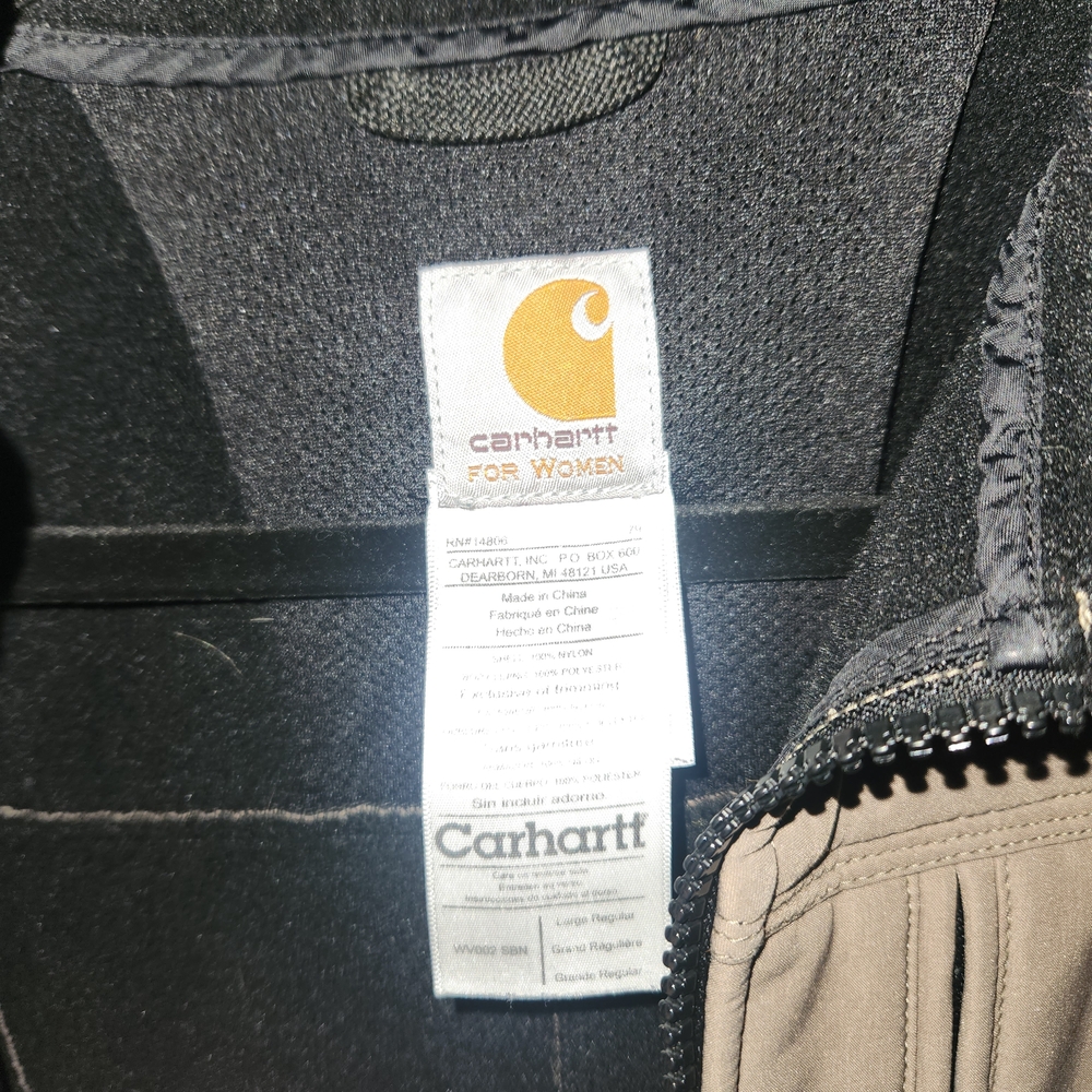 Carhartt Brown Vest with Black Lining - Picture 3 of 3